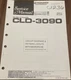 Pioneer CLD-3090 CD CDV LD Laser Disc Player Original Service Repair Manual