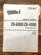 Teac ZD-4000 ZD-6000 CD Player  Service Manual *Original*
