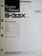 Pioneer S-33X E XC Service Manual  Speaker System Original
