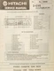Hitachi - Model D-E95 Service Manual - Original