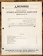 Mitsubishi DA-U110 Amplifier  Service Manual *Original*