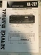 Kenwood KA-727 amplifier Original service repair manual