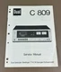 DUAL C 809 CASSETTE DECK SERVICE MANUAL D-1345
