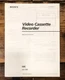 Sony SLV-340 VCR Owners / User Manual *Original*