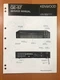 ORIGINAL SERVICE MANUAL & SCHEMATIC KENWOOD GE-57 GRAPHIC EQUALIZER D429