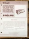 Teac / Tascam A-440 A-460 Cassette  Service Manual *Original*