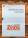 Akai AA-1010DB Receiver  Service Manual *Original*