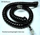 2-Pack Black 9Ft GE/Thomson Phone Handset Cord Pro Series 1-2-3 Line Curly