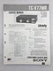 Original OEM Sony TA-V77WR Service Manual Repair Stereo Double Cassette Deck