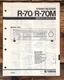 Yamaha R-70 R-70M Receiver Service Manual *Original*