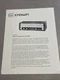 Original 1970 CROWN D 150 A Dual Single Channel Amplifier Advertising Spec Sheet