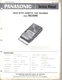 PANASONIC SERVICE MANUAL FOR RQ-209S (PDF E FORMAT)
