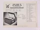 Vtg Original OEM Voice of Music VOM 201 Service Repair Manual Phonograph