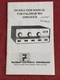 INSTRUCTION MANUAL FOR PALOMAR 90A AMPLIFIER