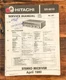 Hitachi SR-6010 Receiver  Service Manual *Original*
