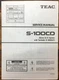 TEAC S-100CD S-100 CD Stereo  Service Manual *Original*