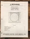 Mitsubishi DP-37B Record Player / Turntable Service Manual *Original*