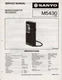Sanyo M5430 Microcassette Recorder Service Manual