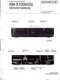 Original Kenwood KM-X1000/(G) Stereo Power Amplifier Service Manual