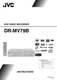 JVC DR-MV79B DVD Recorder Owners Instruction Manual Reprint