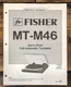 Fisher MT-M46 Record Player / Turntable Service Manual *Original*