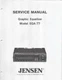 Service Manual Repair Guide for Jensen MODEL EQA-77 Graphic Equalizer 7 Band
