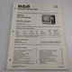 RCA Television Service Data Chassis CTC27X Series 1968 No T6 The Arlen