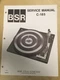 BSR Service & User Manual for the C-185 Turntable Record Changer