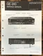Kenwood GE-910 Graphic Equalizer  Service Manual *Original*