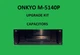 Power Amplifier ONKYO M-5140P Repair KIT - all capacitors