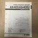 Original Yamaha Service Manual for the AX-400 AX-400U Amplifier Repair