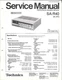 ORIGINAL TECHNICS FM/AM STEREO CASSETTE RECEIVER SA-R40 SERVICE MANUAL REPAIR