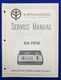 Original Kenwood KX-7010 / Stereo Cassette Deck Service Manual