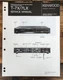 Kenwood T-7X T-7LX Tuner Service Manual *Original*