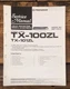 Pioneer TX-100ZL TX-101ZL Tuner  Service Manual *Original*