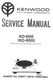 Service manual for Kenwood KD-600, KD-650