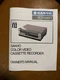 SANYO VCR 6800 Beta Cassette Recorder OEM Owner's Manual (1985)