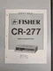 Fisher Cr-277 Stereo Cassette Deck Service Manual D-5746