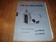 AKAI Service Manual PM-01 FM-01 Stereo Cassette Player FM Tuner Pack