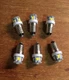 (6)SCREW BASE WARM WHITE 6V-8V LED LAMPS-SX-990,SX-1500TD,SX-2500 Pioneer BULBS