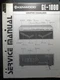 KENWOOD GE-1000 Graphic Equalizer Service Manual Original