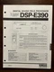 Yamaha DSP-E390 Digital Sound Field Processor Service Manual Vintage Original