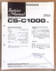 Pioneer CS-C1000 SPEAKER Service Manual *Original*