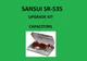 Turntable SANSUI SR-535 Repair KIT - all capacitors