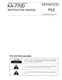 Kenwood KA-770-D Amplifier Owners Instruction Manual