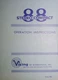 Viking 88 880 Reel to Reel Owners Operating Manual Original with Schematics