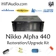 Nikko alpha 440 restoration recap repair service rebuild kit filter capacitor