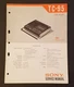 Sony TC-95 Cassette-Corder  Recorder Portable Service Manual.  Japan 1972