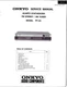 ONKYO PT-33, QUARTZ SYNTHESIZED FM/AM STEREO TUNER, SERVICE MANUAL