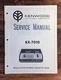 Kenwood KX-7010 Cassette  Service Manual *Original*